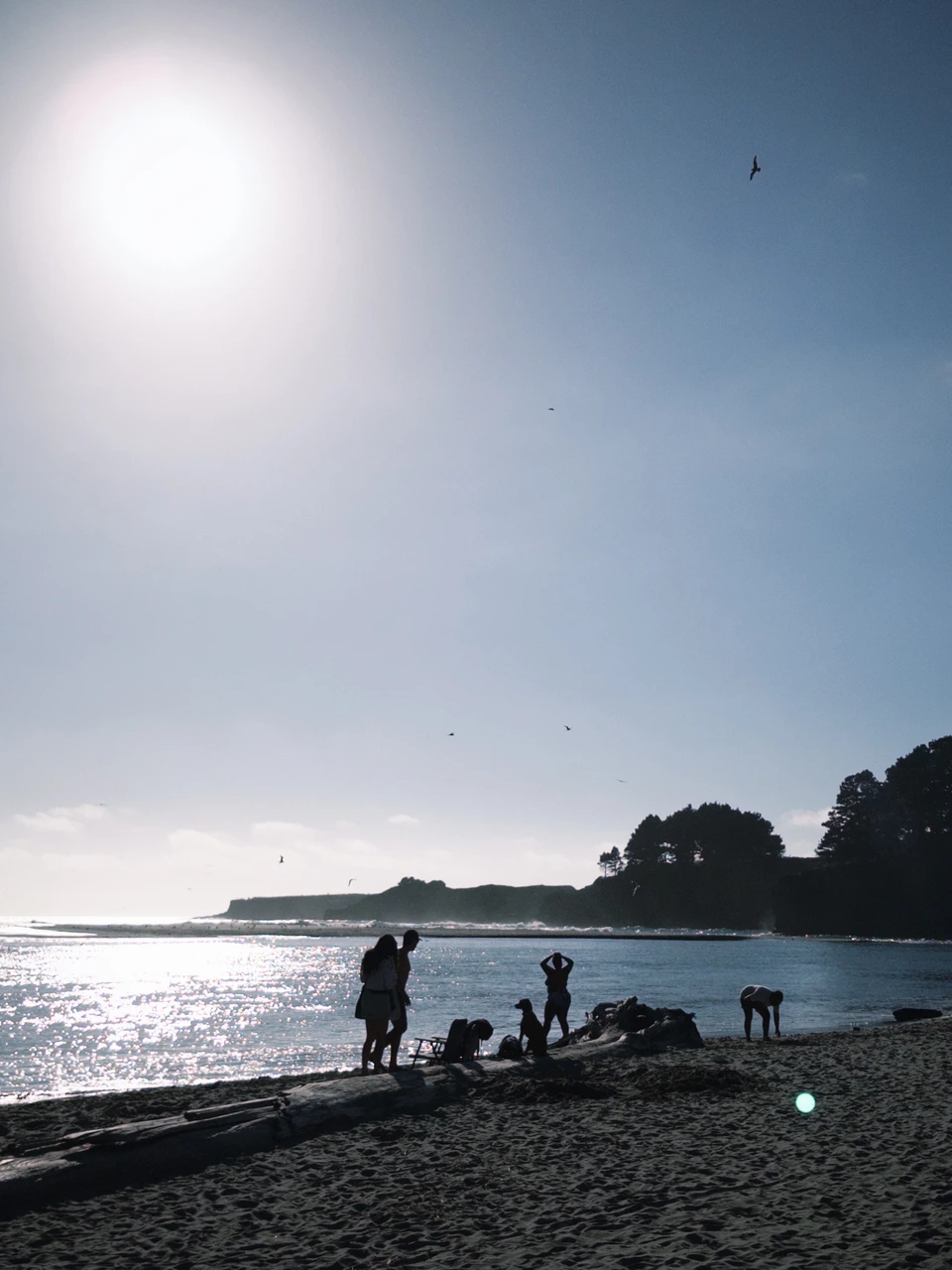 Big River Beach in the late sun